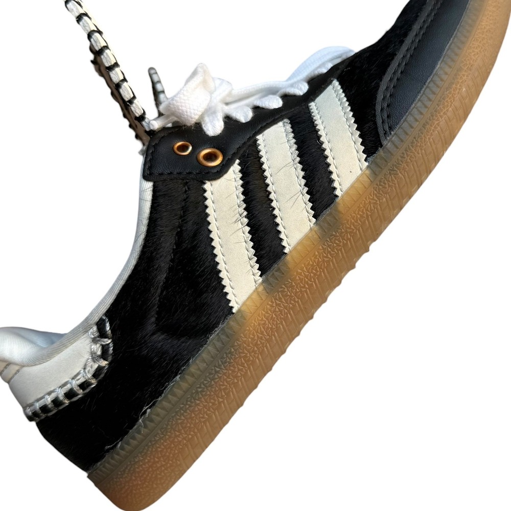 Adidas X Wales Bonner Samba Pony Tonal Core Black IE0580 Women's 5.5 Mens 4 - Picture 9 of 12